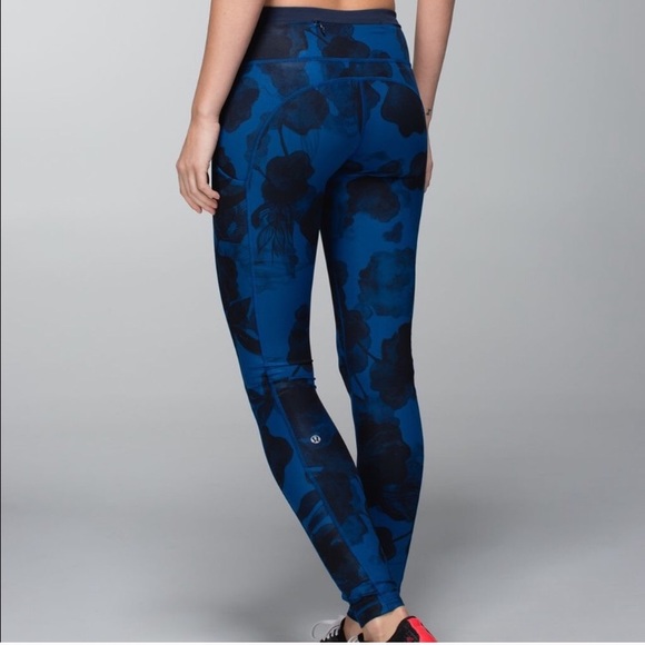 lululemon athletica Pants - Lululemon Speed Tight II Jumbo Inky Floral Size 6